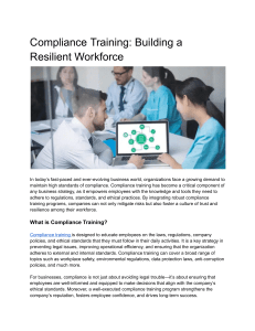 compliance microlearning