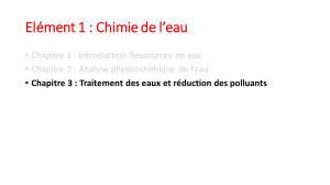 chapitre 3 chimie de eau env