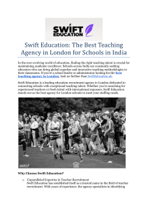 Best Teaching Agency in London