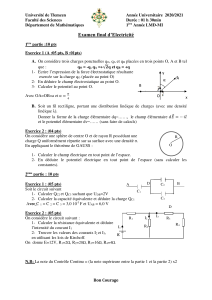 Sujet-Corrigé EF Eléctricité MI 20-21