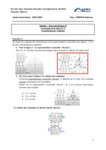 correction serieN3 TR triphasés