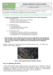 Microbiote 4eme