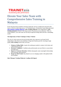 sales training program