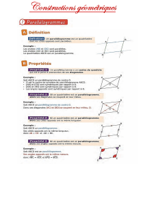 Constructions géométriques