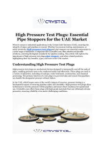 pipe plugs rubber