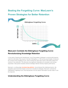 Beating the Forgetting Curve  MaxLearn’s Proven Strategies for Better Retention