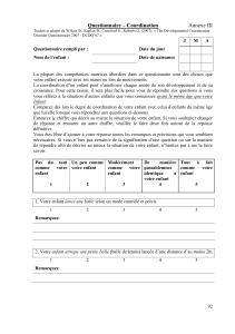 Questionnaire  Coordination