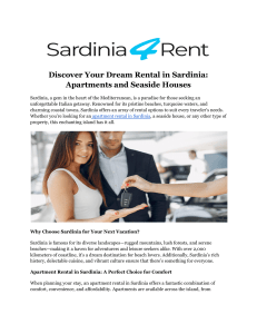 Rentals in Sardinia