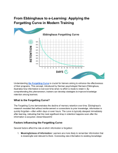 Mastering Memory  Leveraging the Forgetting Curve to Enhance Training Outcomes