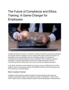 CorporateComplianceCourseForEmployees