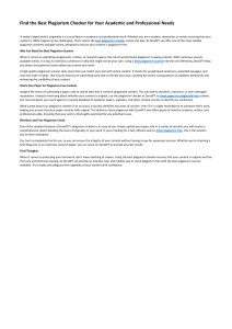 Find the Best Plagiarism Checker for Your Academic and Professional Needs