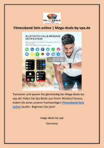 Fitnessband-Sets online  Mega-deals-by-vpa.de