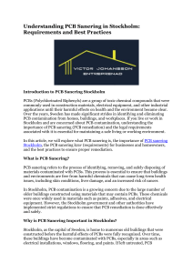 PCB Sanering in Stockholm: Requirements & Best Practices