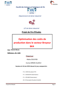 Optimisation des coûts de production chez Holcim Maroc