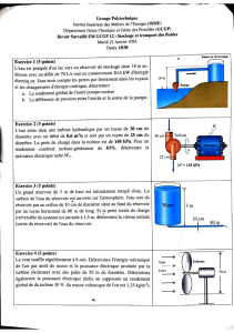 Fluid Mechanics Exam: Pumps, Turbines, Flow