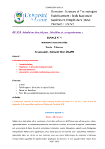 Machines électriques : Initiation à Xcos de Scilab