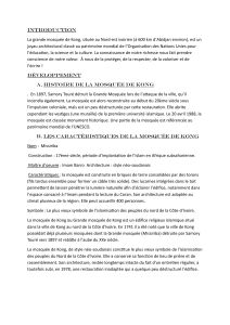 Mosqu&eacute;e de Kong: Histoire et Architecture