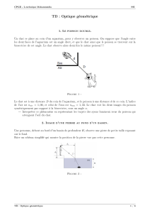 TD Optique Géométrique CPGE TSI