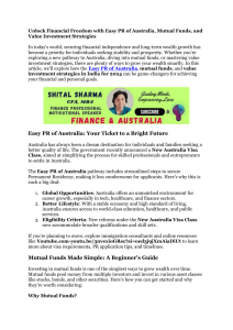 Financial Freedom: Australia PR, Mutual Funds, Value Investing