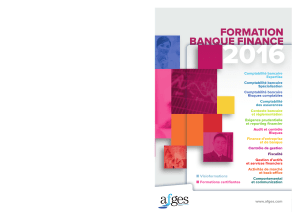 Catalogue Formation Banque Finance 2016