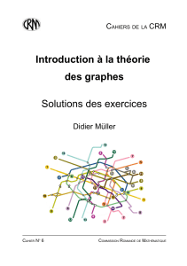Solutions d'exercices sur la th&eacute;orie des graphes