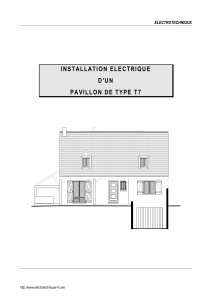 Installation électrique pavillon T7 : guide et schémas