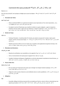 Comment être plus productif : Guide de stratégies