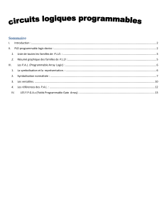 Circuits logiques programmables: PAL, FPGA, PLD