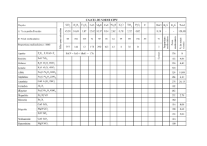 CIPW Norm Calculation Sheet