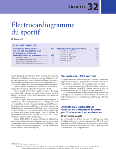 ECG du sportif : Interprétation et anomalies