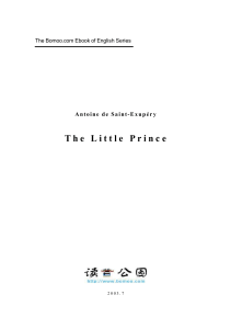 The Little Prince Ebook by Antoine de Saint-Exupéry