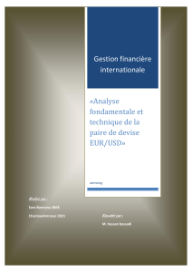 Analyse EUR/USD : Fondamentale et Technique