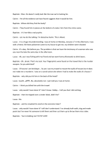 Police Interrogation Transcript: Murder Suspect Questioning