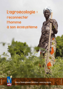 Agroécologie : Reconnecter l'homme à son écosystème