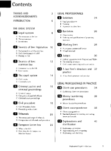 Law Textbook Contents: Legal Systems, Procedures, Professionals