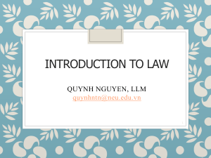 Introduction to Law: Key Concepts & Legal Systems