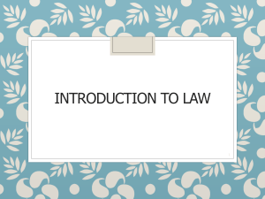 Introduction to Law: Key Concepts & Legal Systems