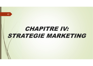 Stratégie Marketing : Segmentation, Ciblage, Positionnement