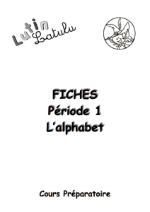 Alphabet Worksheets for Preparatory Course