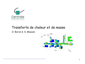 Transferts de chaleur et de masse : Conduction, Convection, Rayonnement