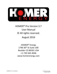 HOMER Pro V3.7 User Manual