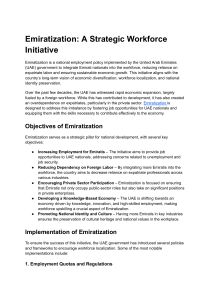 Emiratization: UAE Workforce Localization Strategy