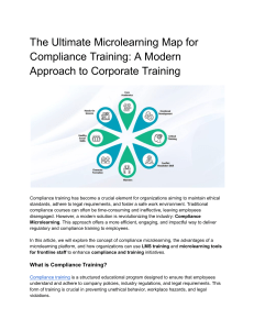 Compliance Microlearning: Modern Corporate Training