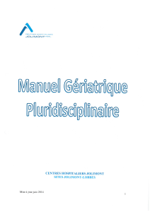 Geriatric Multidisciplinary Manual