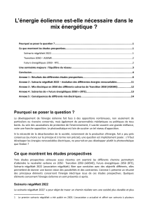 Énergie éolienne : est-elle nécessaire au mix énergétique ?