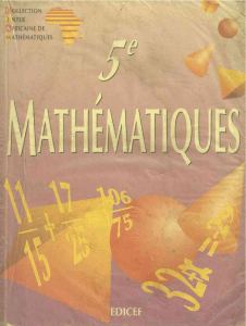 Mathematics Textbook for Middle School - 5th Grade