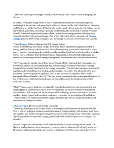 Global Energy Landscape: Trump, USA, Germany, Canada