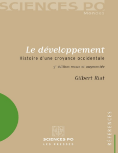 Le développement : Histoire d'une croyance occidentale