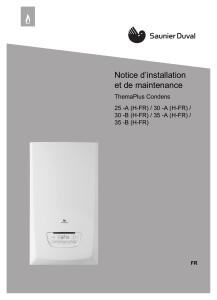 Notice Installation et Maintenance ThemaPlus Condens