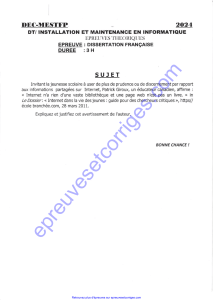 Examen de Ensayo: Internet y la Juventud